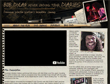 Tablet Screenshot of bobdylandiaries.com